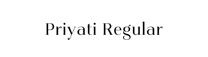 Priyati Regular  नि: शुल्क फ़ॉन्ट्स डाउनलोड