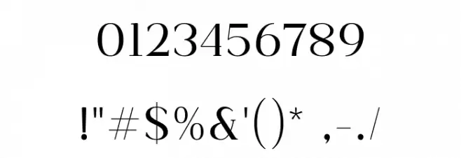 Priyati Regular Font OTHER CHARS