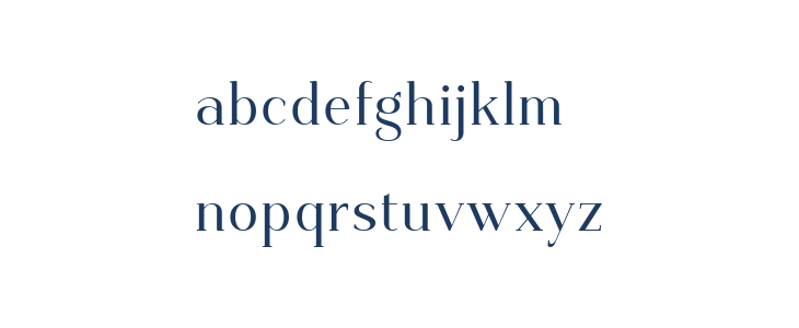 Priyati Regular Lowercase