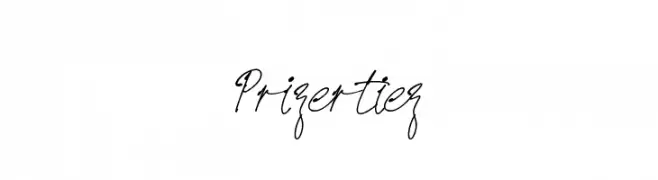 Prizertiez  font caratteri gratis
