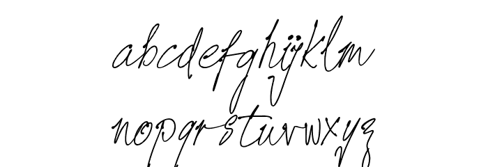 Prizertiez Font LOWERCASE
