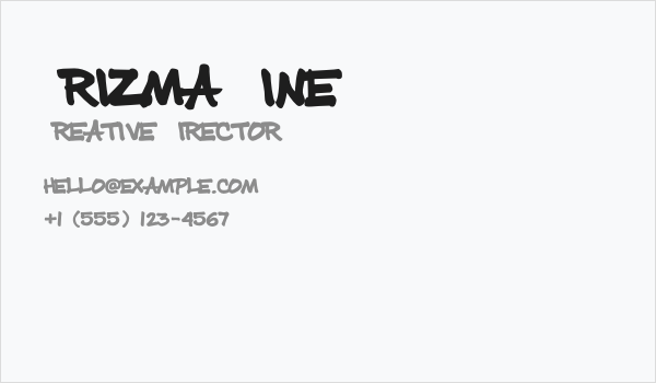 Prizma Fine Business Card