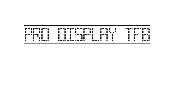 Pro Display tfb Logo