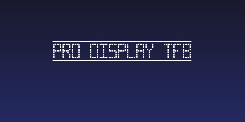 Pro Display tfb Social Header