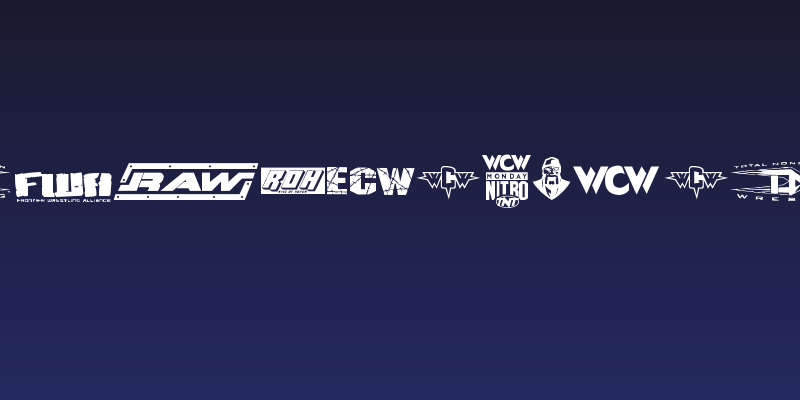 Pro Wrestling Logos Social Header