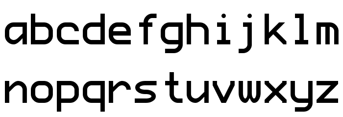 ProFontWindows Font LOWERCASE