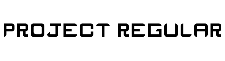 ProJecT Regular  免费字体下载