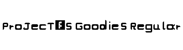 ProJecT's Goodies Regular  नि: शुल्क फ़ॉन्ट्स डाउनलोड