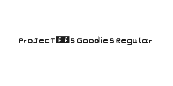 ProJecT's Goodies Regular Logo