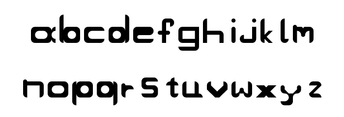 ProJecT's Goodies Regular Font LOWERCASE