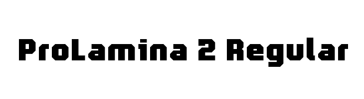 ProLamina 2 Regular Fonte