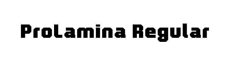 ProLamina Regular  免费字体下载