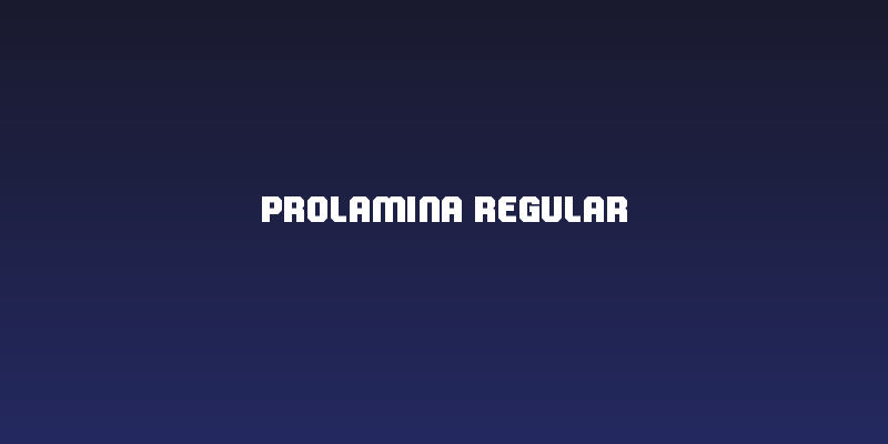 ProLamina Regular Social Header