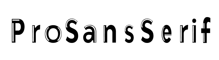 ProSansSerif  لخطوط تنزيل