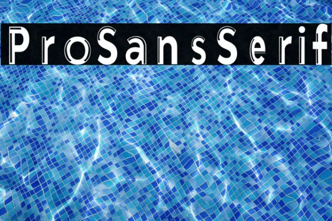 ProSansSerif Example 3