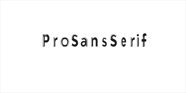 ProSansSerif Logo