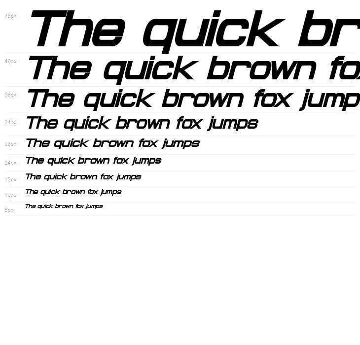 Probert Black Italic Waterfall