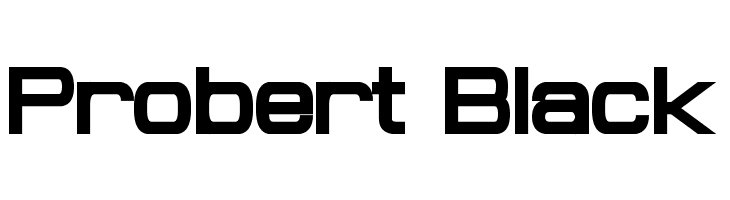 Probert Black Font