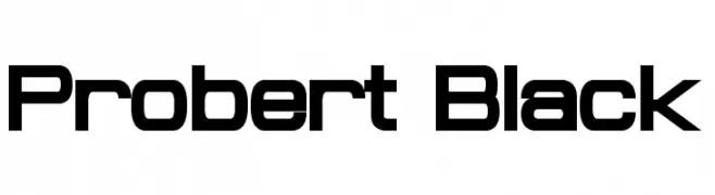 Probert Black  Frei Schriftart Herunterladen
