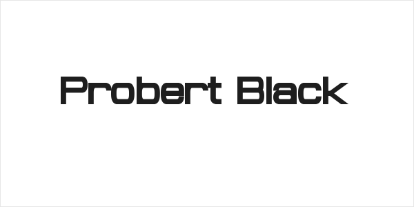 Probert Black Logo