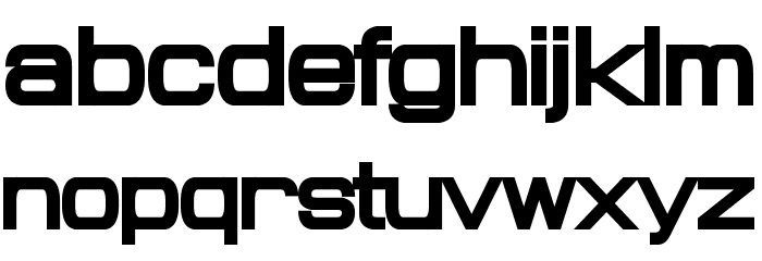 Probert Black Font LOWERCASE