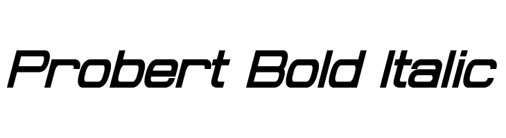 Probert Bold Italic  नि: शुल्क फ़ॉन्ट्स डाउनलोड