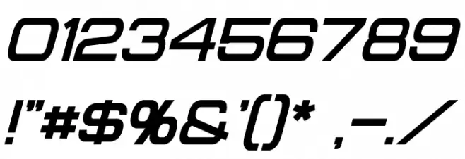 Probert Bold Italic Font OTHER CHARS