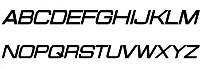 Probert Bold Italic Fonte MAIÚSCULAS