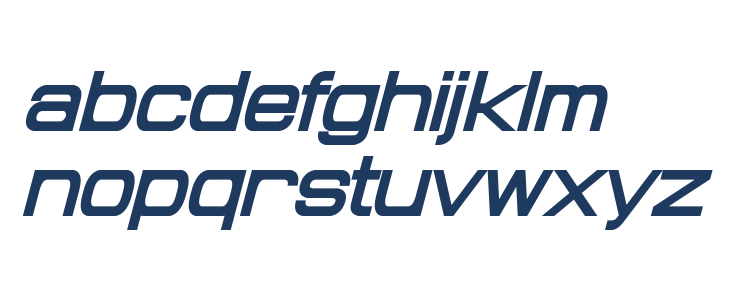 Probert Bold Italic Lowercase