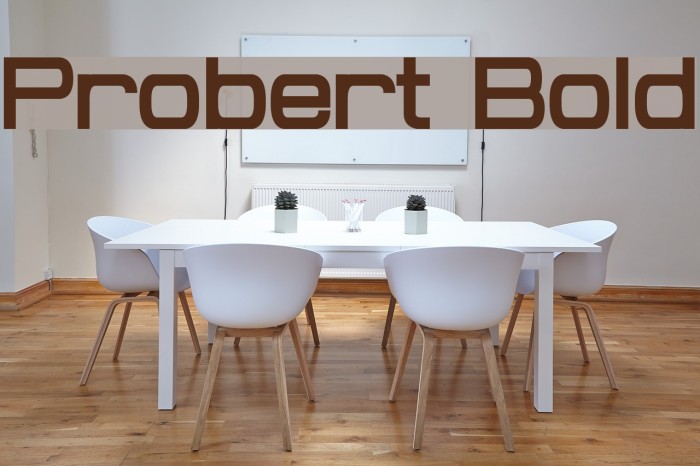 Probert Bold Font examples