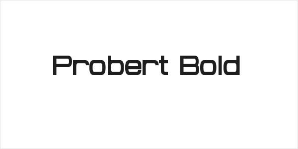 Probert Bold Logo