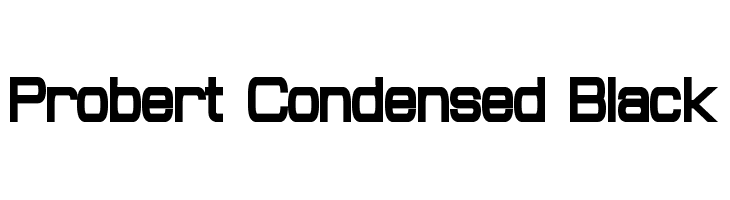 Probert Condensed Black Font