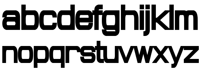 Probert Condensed Black Font LOWERCASE