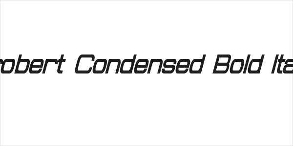 Probert Condensed Bold Italic Logo