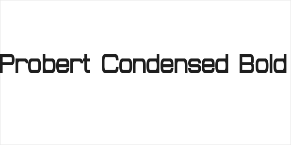 Probert Condensed Bold Logo