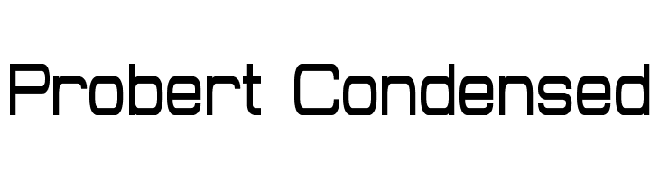 Probert Condensed Font