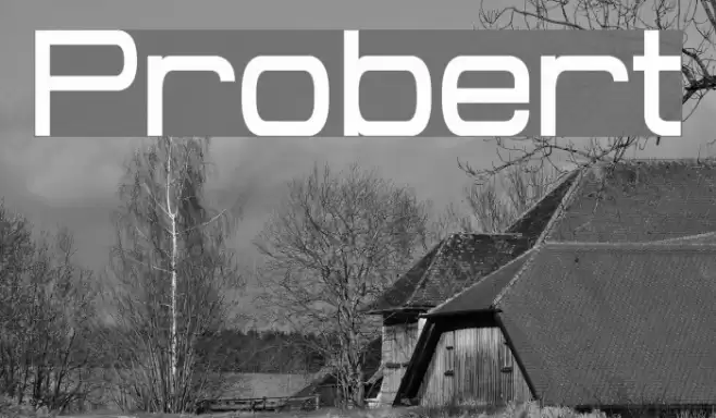Probert Font examples