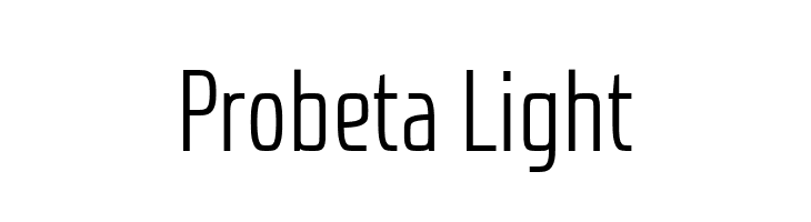 Probeta Light  baixar fontes gratis