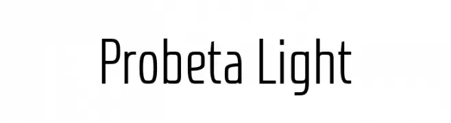 Probeta Light  baixar fontes gratis