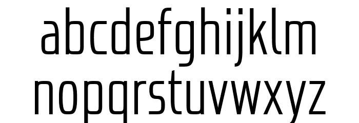Probeta Light Font LOWERCASE