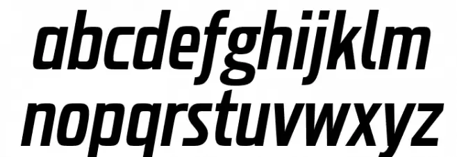 Probeta Semi Bold Italic Schriftart Kleinbuchstaben