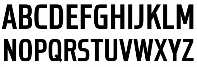 Probeta Semi Bold Schriftart Groß