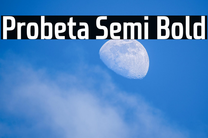 Probeta Semi Bold Example 1