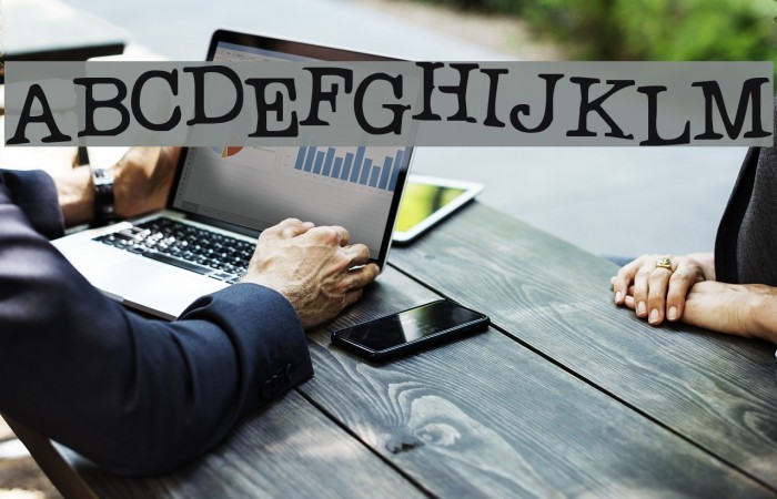 Problem Secretary Font examples