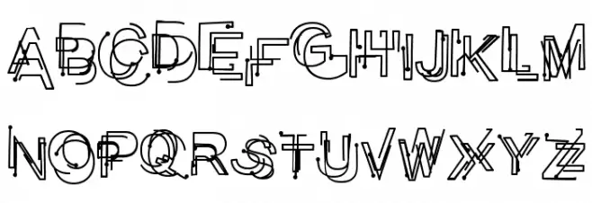 ProblematicPiercer Schriftart Kleinbuchstaben