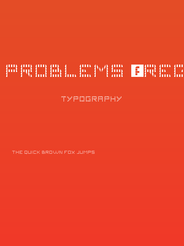 Problems 3 Regular Poster