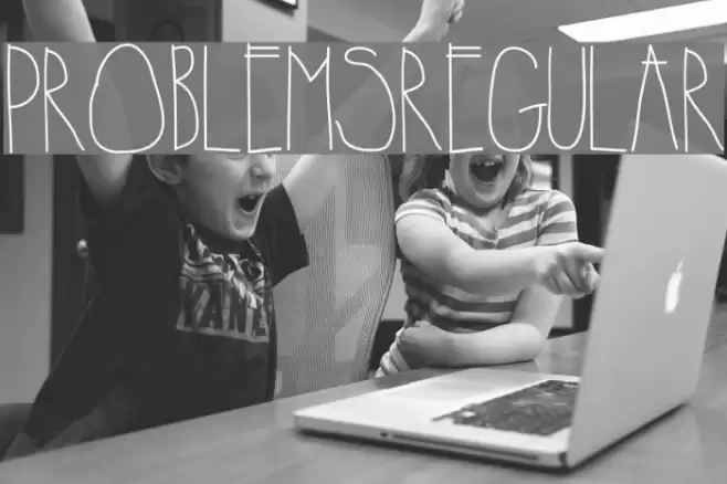 Problems-Regular Font examples