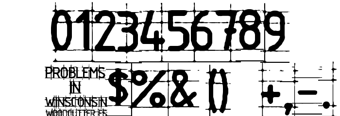Problems in Winsconsin Font OTHER CHARS