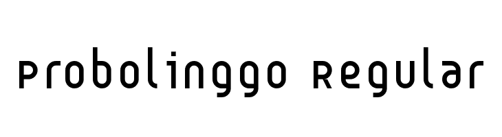 Probolinggo Regular Font