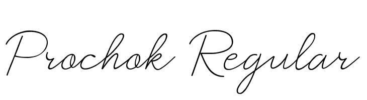 Prochok Regular  لخطوط تنزيل